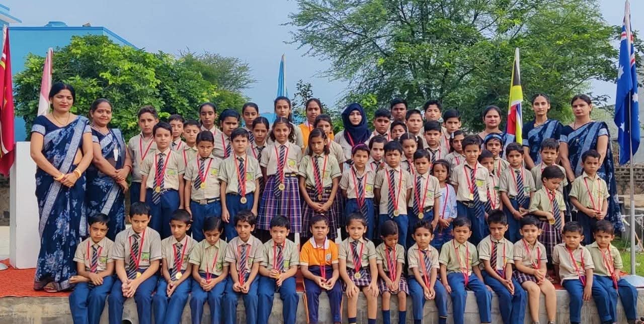 Students of Green Valley Public School